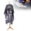 Friseur-Cape Polyester 140x160 cm Schwarz 11