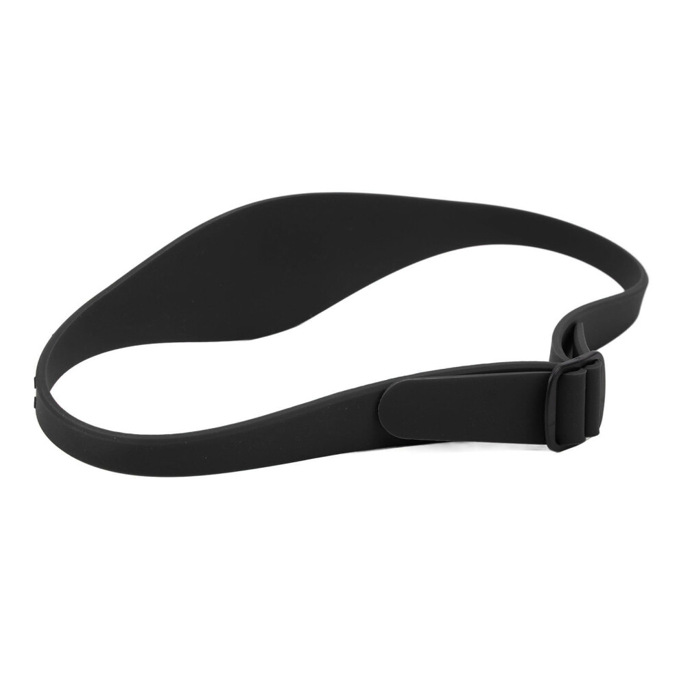 Black Silicone Neckline Shaving Template Adjustable Curved Hair Trim Guide