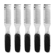 Szczotka do czesania włosów Edge Control Brush, antystatyczna szczotka do włosów z zaokrąglonymi zębami, do puszystych fryzur, na imprezy
