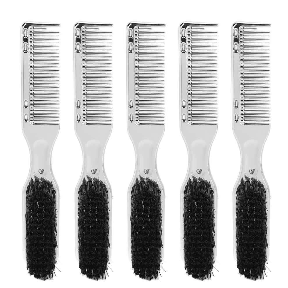 Edge Control Brush Teasing Hair Brush Anti Static Hair Tools Set with Rounded Teeth for Fluffy Hairstyles For Halloween Parties For Nightclubs