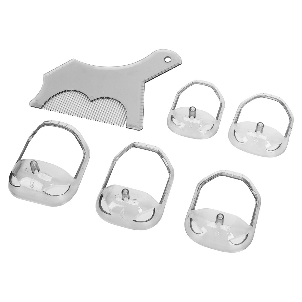 Bartformungs-Styling-Tool mit Kamm, 5 GrÃ¶Ãen,