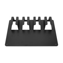 Porta-rasoio per capelli a 4 posti, supporto in plastica, contenitore 30x20cm, per salone