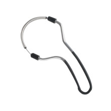 Facial hair remover, spring tool for women, portable, manual, chin, upper lip, hair removal, stainless steel, black