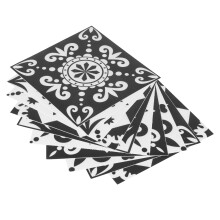 10 Stück Wasserdichte Geometrische PVC Fliesenkleber 15x15cm