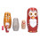 6Pcs Cartoon Russian Nesting Dolls Handgemachte 2