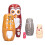 6Pcs Cartoon Russian Nesting Dolls Handgemachte 5