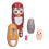6Pcs Cartoon Russian Nesting Dolls Handgemachte 6