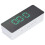 LED Mirror Alarm Clock with Snooze, 14x5.5x3.4cm White Shell 11