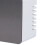 LED Mirror Alarm Clock with Snooze, 14x5.5x3.4cm White Shell 7