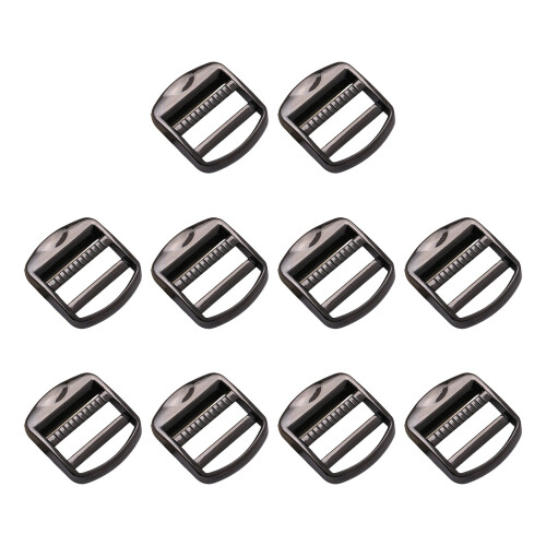 10PCS Backpacks Buckles Rustproof Hardware for Bags-Gun black