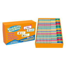30 Read and Rhyme Flip Books, Word Family Flash Cards, Learn to Read Phonics