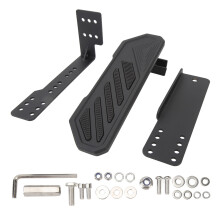 Poggiapiedi per Jeep Wrangler JK JL JLU4xe JT 2007-2023, design antiscivolo, resistente alla corrosione, angolo regolabile, struttura in acciaio,
