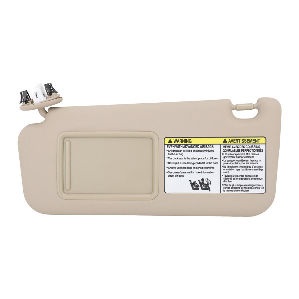 Easy Installation Sun Visor Replacement For Toyota Rav4 2006-2013, Left Driver Side With Wired Lamp And Flip-Up Mirror, Sun Visor With Vanity Light 9190834221496