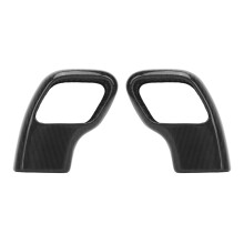 Carbon Fiber Print Versnellingspook Frame Cover voor Auto's, Hoogwaardig ABS Kunststof Glanzende Afwerking Eenvoudig te Installeren Slijtvast