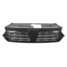 Lichtgewicht en duurzame voorbumperkap, glanzend zwart, vervanging van de bovenste grille voor Dacia Sandero MK3 (pre-facelift) 2021-2022,