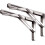 Stainless Steel Folding Shelf Brackets for Multi-Purpose Application, Easy Installation Collapsible Wall Mounted Brackets 1