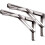 Stainless Steel Folding Shelf Brackets for Multi-Purpose Application, Easy Installation Collapsible Wall Mounted Brackets 7