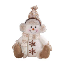 Christmas Storybook Character Snowman Plush Safe-Round
