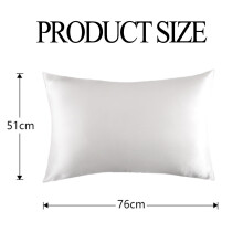 Mulberry Silk Pillowcase Envelope Design, Wrinkle and fade resistant Premium Satin Bedding Cover, Double-Sided Soft And Smooth Satin Fabric for Skin A