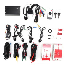 Sistema de detección de punto ciego, asistencia a la conducción con monitorización mediante sensor de microondas, indicador LED de alerta para