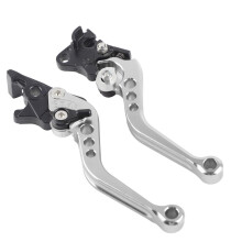 Leve freno e frizione CNC di alta qualità per motociclette, finitura anodizzata resistente per un aspetto duraturo, montaggio universale con foro