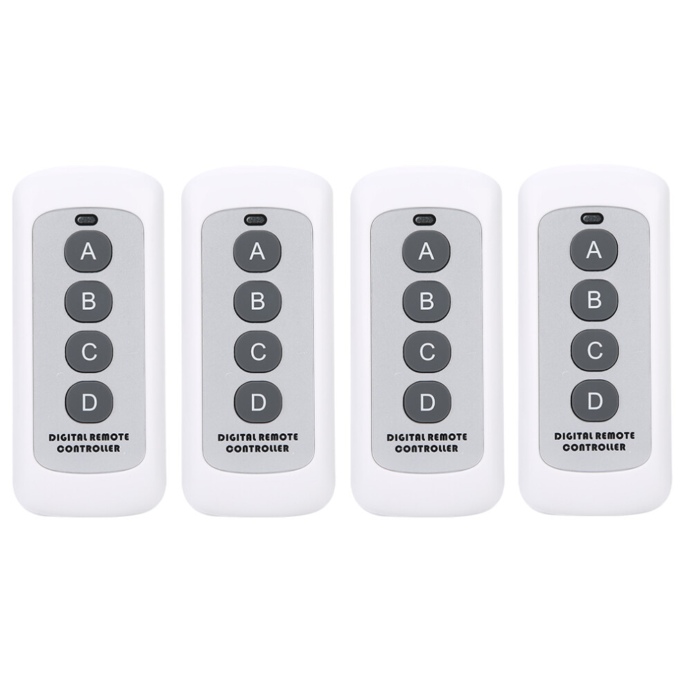 Long Range Signal Transmission Wireless Remote Control Switch With Rf Technology Featuring Learning Code 3 Modes Of Operation And Wide Application 9190834449593