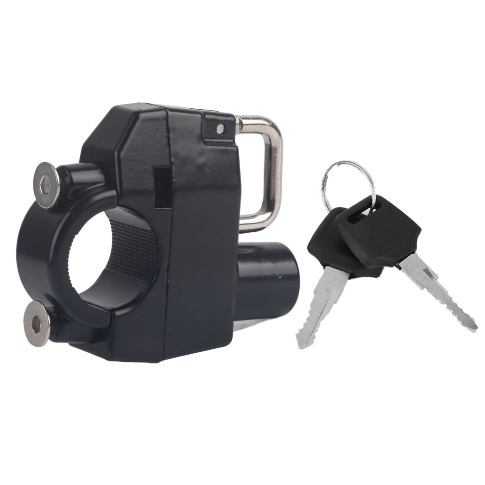 Anti Theft Helmet Lock For Motorbike Universal Motorcycle Lock Tamper Proof Security Lock Durable Metal Construction Weather Resistant Rust Proof 9482726457107