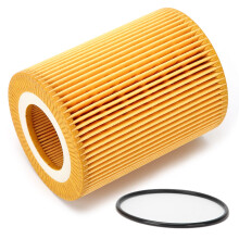 Filtro de óleo de motor resistente à corrosão, alta eficiência de filtragem, baixa resistência ao fluxo, longa vida útil sem manutenção,