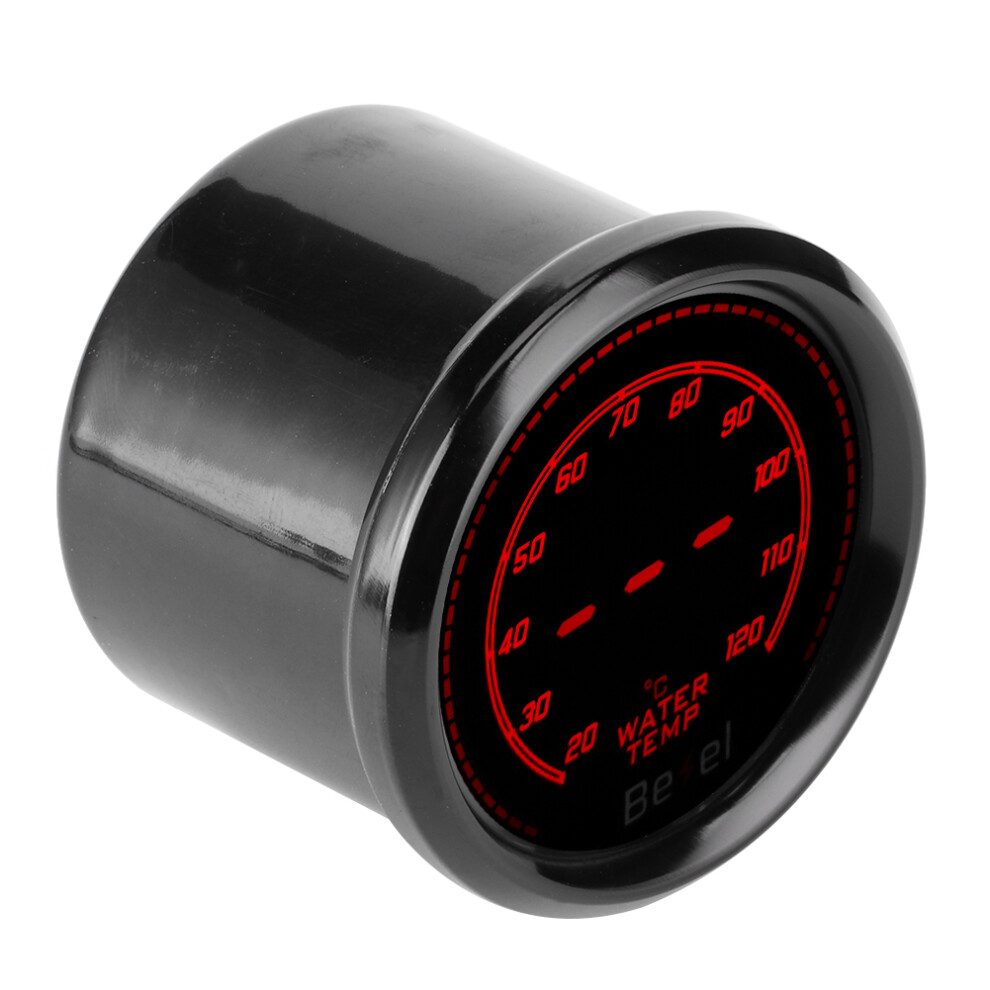 2In/52Mm Car Water Temp Gauge With Led Display, Dc 10-15V Red 8491379828531