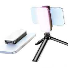 LED Fill Light with OLED Display and Adjustable Color Temperature
