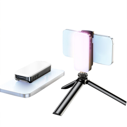 LED Fill Light with OLED Display and Adjustable Color Temperature 1