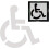 Template for uniform markings on parking lots and road surfaces 5
