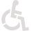 Template for uniform markings on parking lots and road surfaces 4