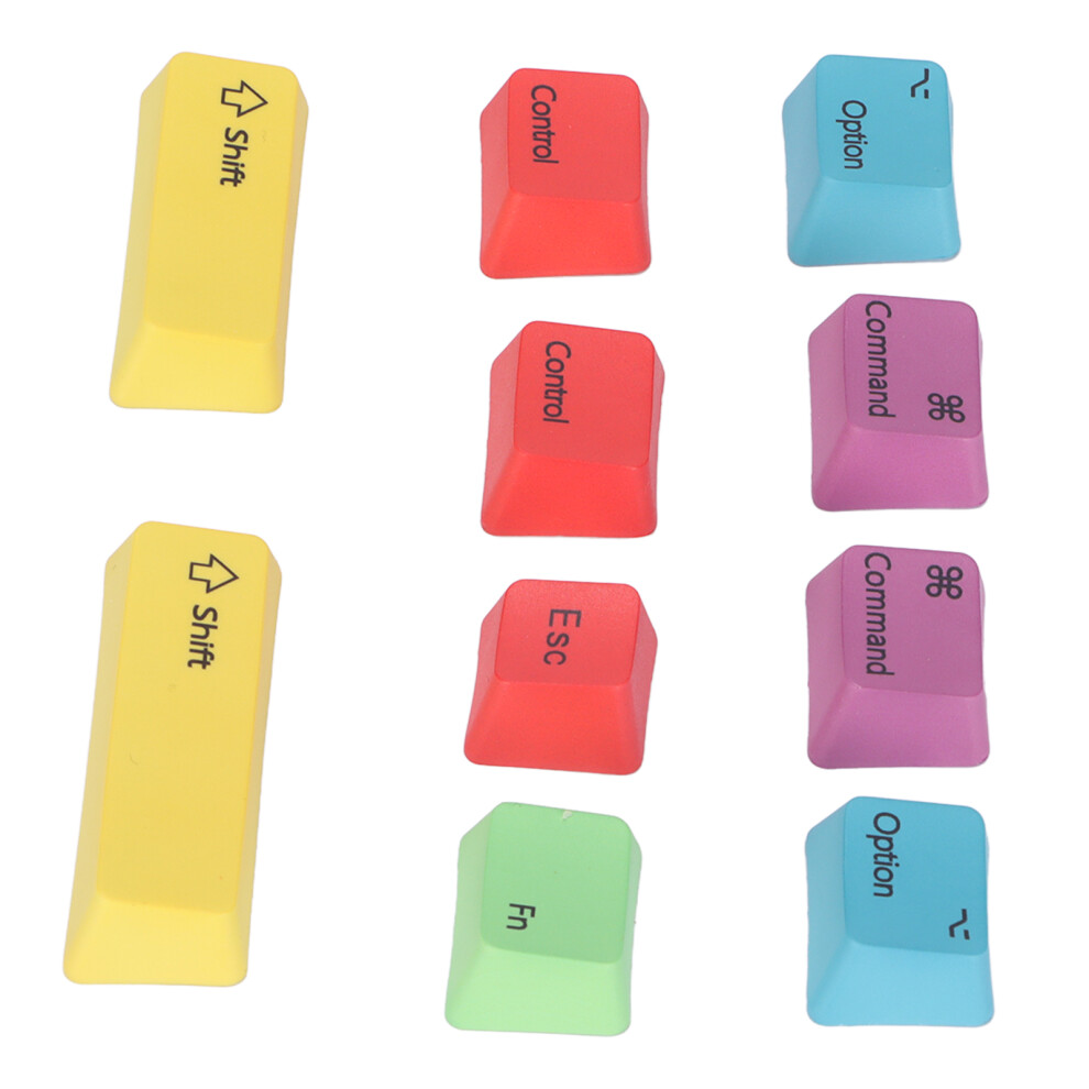 Colourful Pbt Keycaps With Thermal Sublimation Fits 61/87/104/108 Keyboards 7621376596701