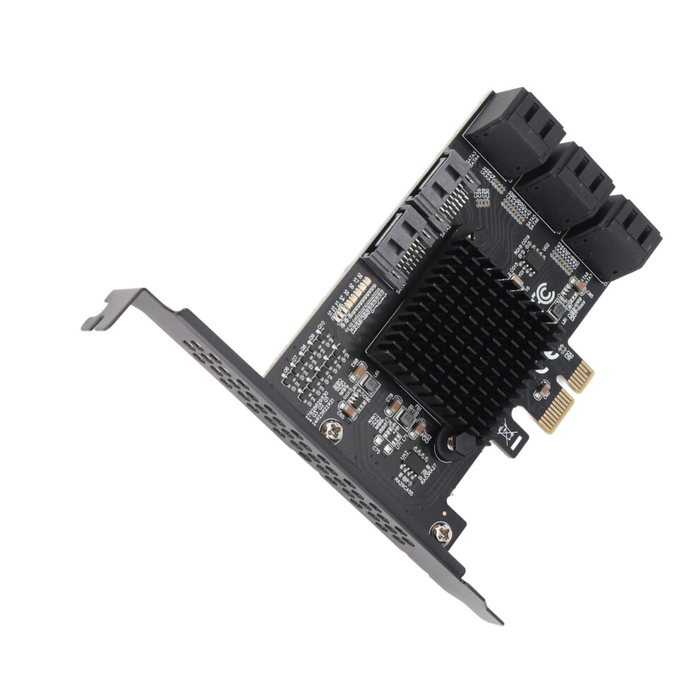 Sata Pcie 1X Card 8X Sata3.0 Expansion For Win 10 8761377180406