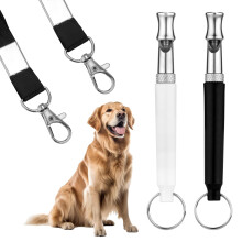 Pack of 2 Dog Whistles with Lanyard, Adjustable Ultrasonic Dog Whistle