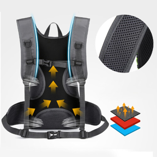 Hydration Backpack Hydration Bladder Compatible Lightweight Daypack For Cycling And Hiking Running 2