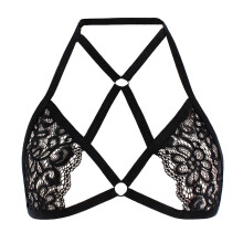 Harness Women's Upper Body Kinky Outfit Chains Bra Lingerie Sexy Underwear Curvy Outfits For Slave Outfit Sex The Woman Bondage Black M