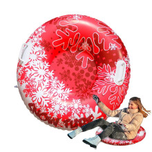 Snow Tube 31.5Inch HeavyDuty Inflatable Sled for Outdoor Use 2 Handles Playground Park Backyard Garden Skating Skiing