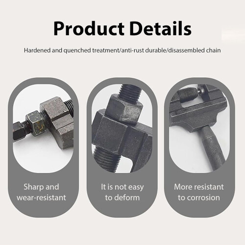 Motorcycle Chain Remover Type 420530 Interchangeable Handle, Tire Link Cutter, Disassembly Tool For ATV And Motorcycle 1