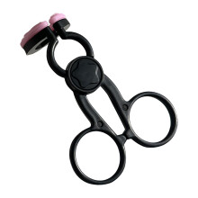 Lens Applicator Tool Eyelid Support Tool, Portable Lens Carrying Aids, Comfortable Applicator Tool for Inserting or Removing Lenses Black