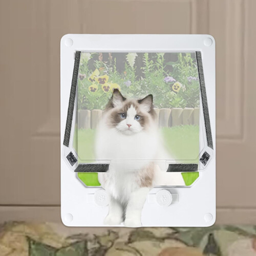 Doors for Cats  Inner Cat Door, Small 4Way Locking  Cat Door 1