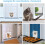 Doors for Cats  Inner Cat Door, Small 4Way Locking  Cat Door 4