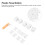 360Pcs Plastic Floss Bobbin Storage Set, Anti-Rust, DIY Sewing Organization 8