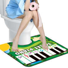 Toilet Piano Mat, Potty Piano Music Mat, Electronic Sound Carpet for Bathroom, Potty Piano Musical Floor Mat, Novelty Bathroom Fun Toilet Sound Rug