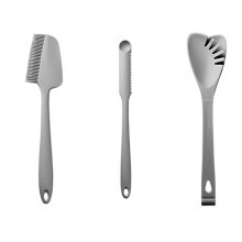 Multifunctionele siliconenschrapers Set 3-pack Bakken-Grijs