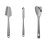 Multifunctionele siliconenschrapers Set 3-pack Bakken-Grijs 1