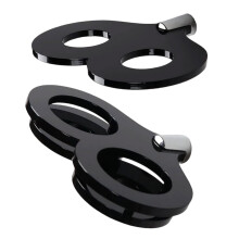 Eenvoudig te installeren draagbaar zwaardendisplayrek voor-Zwart