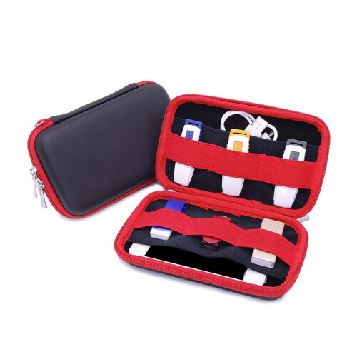 USB case thumb drive holder case thumb drive holder leather storage case electronic accessory storage pouch small