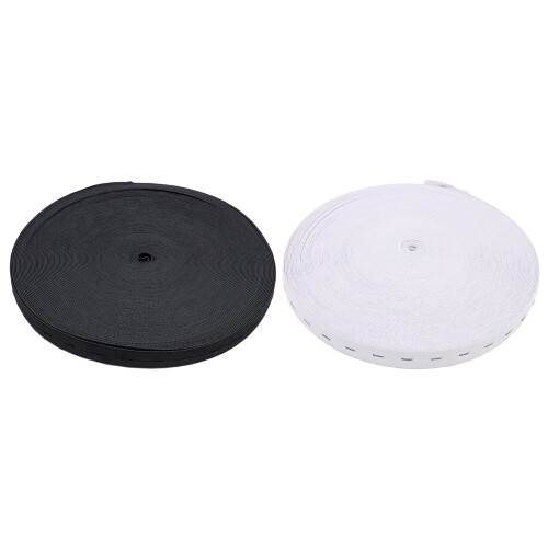 High Flexibility 2.5cm Cord With Eyelet Trim Sturdy-White 1